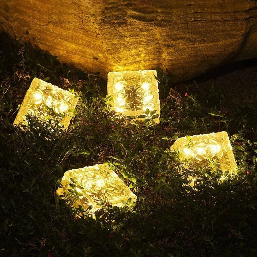 Solar Brick Pathway Light for Garden Edges