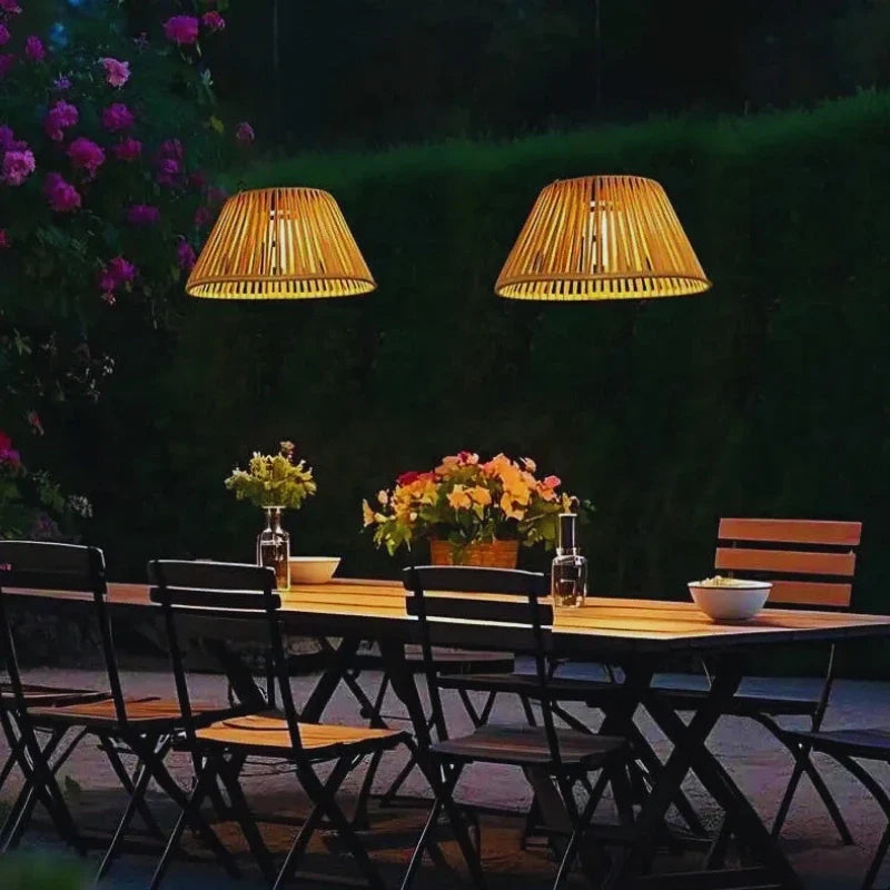 Solar Rope Lantern for Patio and Garden