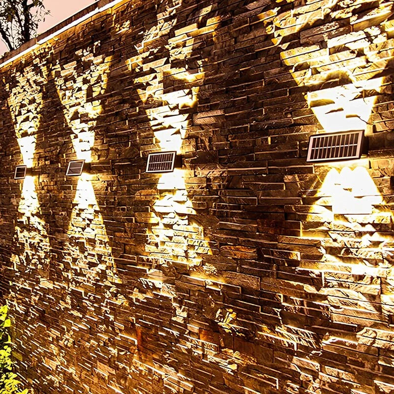 Solar Wall Sconce Light for Outdoor Entrances