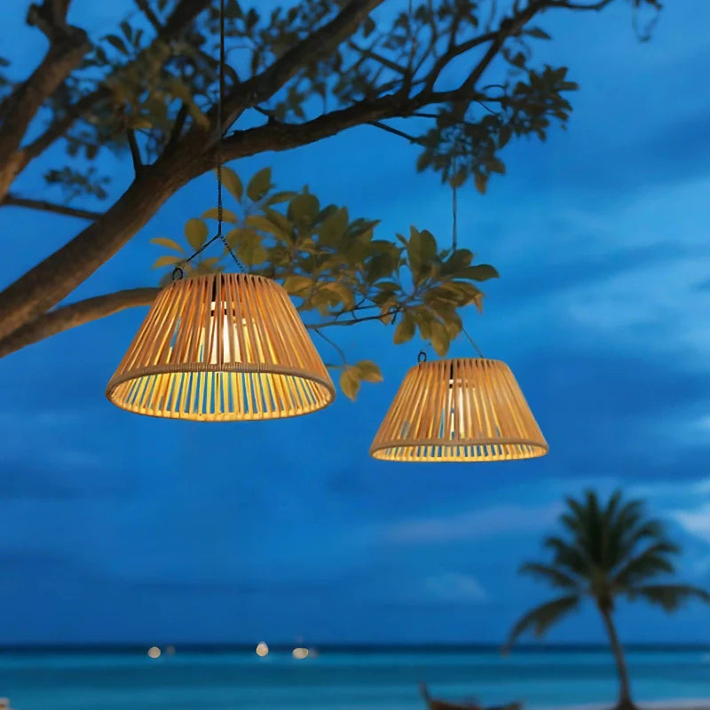 Solar Rope Lantern for Patio and Garden