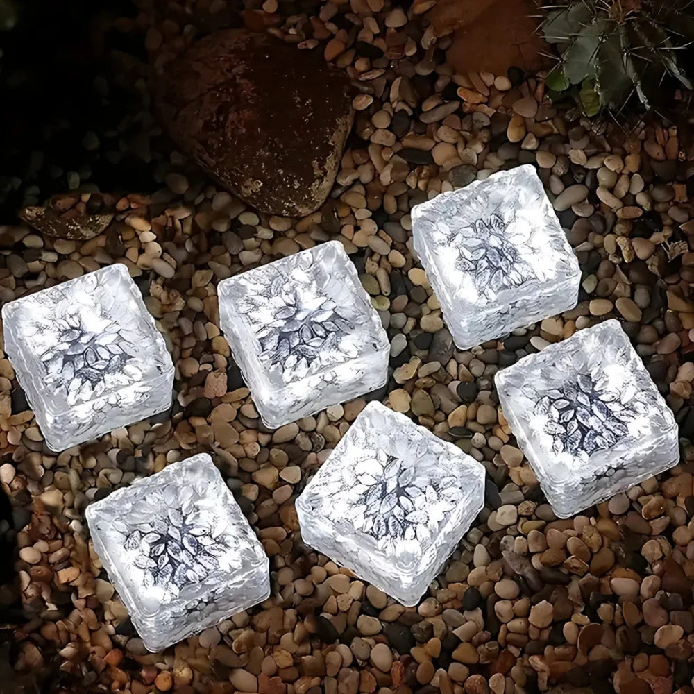 Solar Brick Pathway Light for Garden Edges