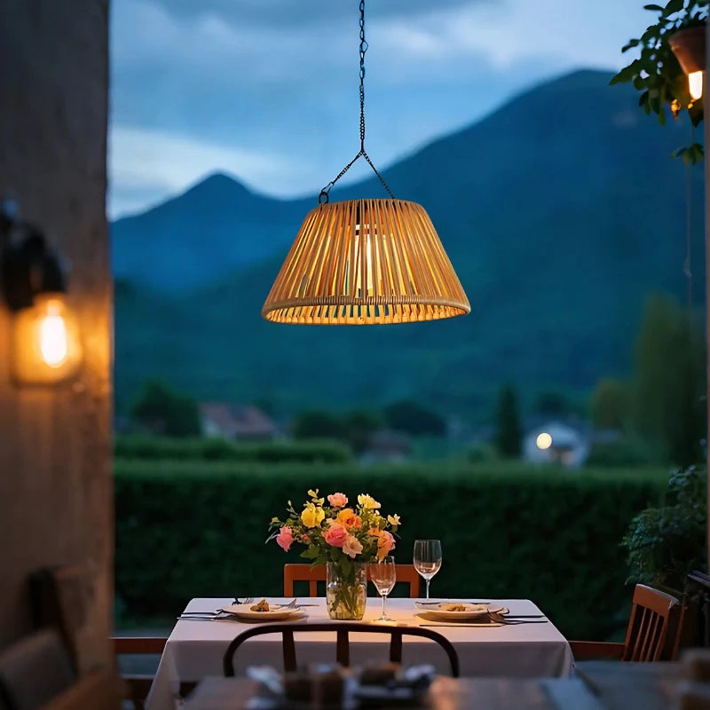 Solar Rope Lantern for Patio and Garden
