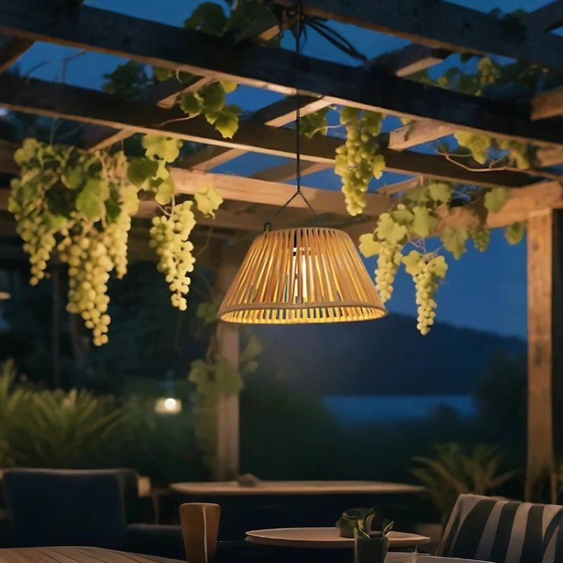Solar Rope Lantern for Patio and Garden