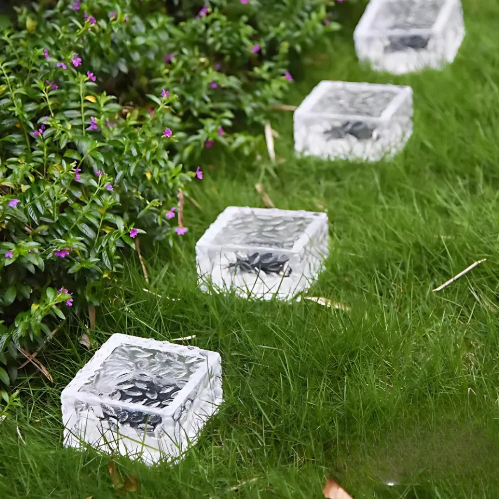 Solar Brick Pathway Light for Garden Edges