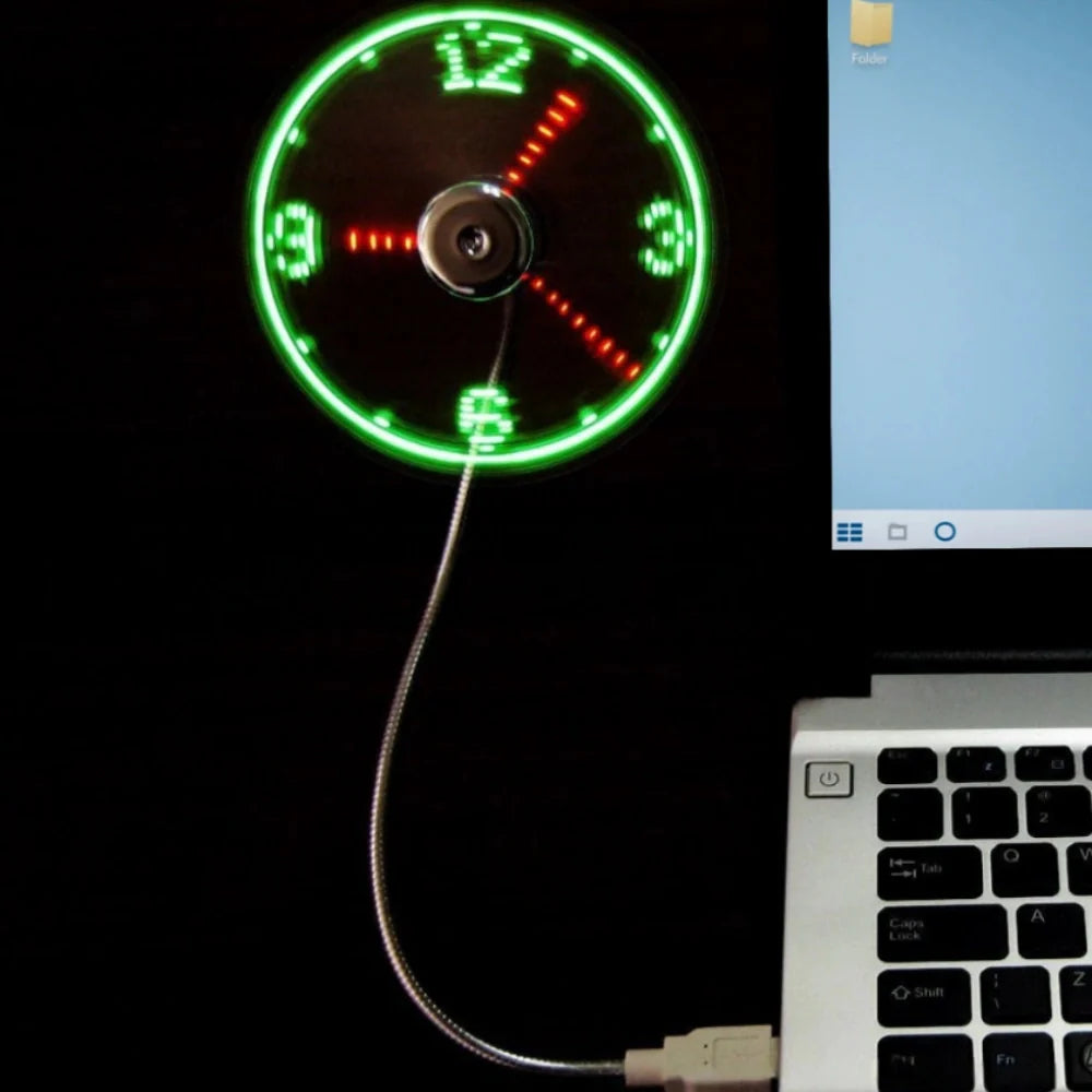 TimeGlow Clock Fan