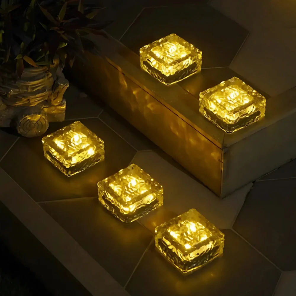 Solar Brick Pathway Light for Garden Edges