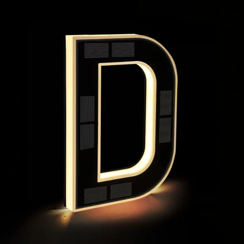 Solar House Number Light for Outdoor Walls