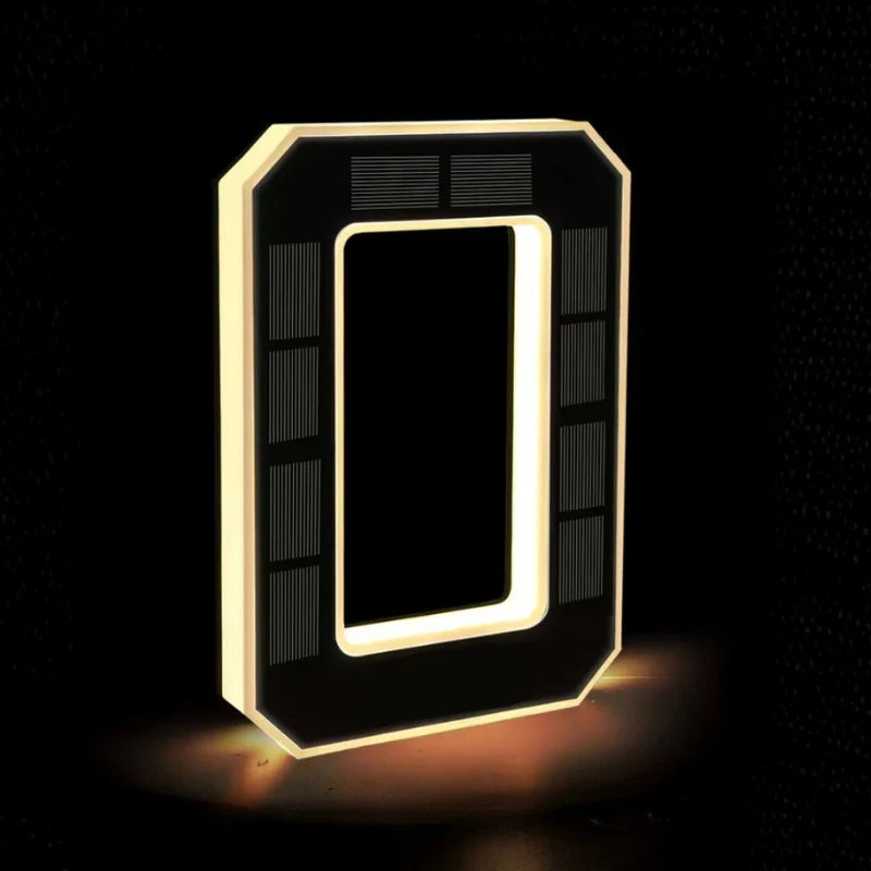 Solar House Number Light for Outdoor Walls