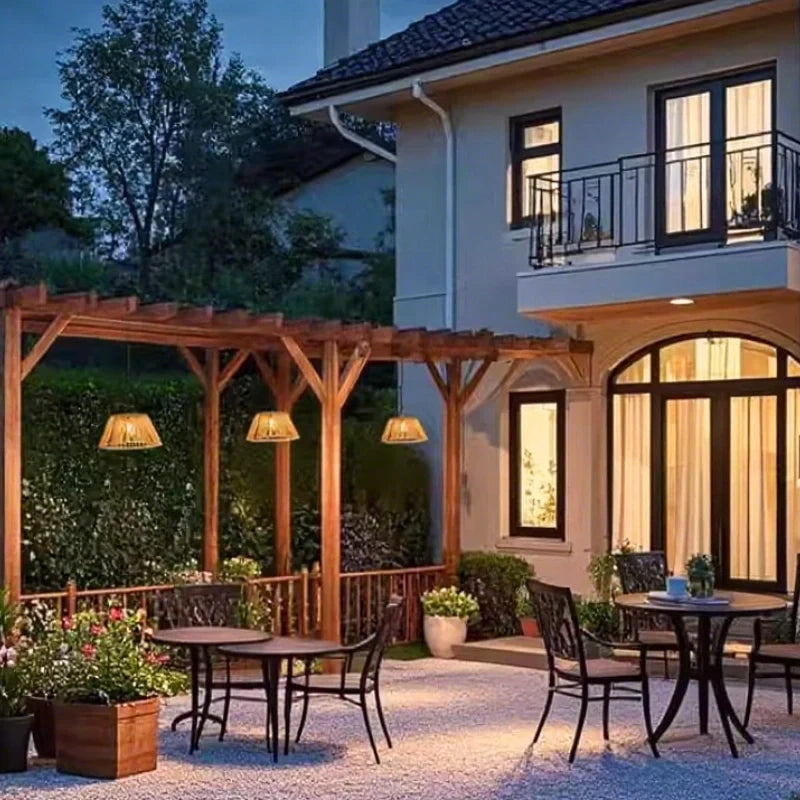 Solar Rope Lantern for Patio and Garden