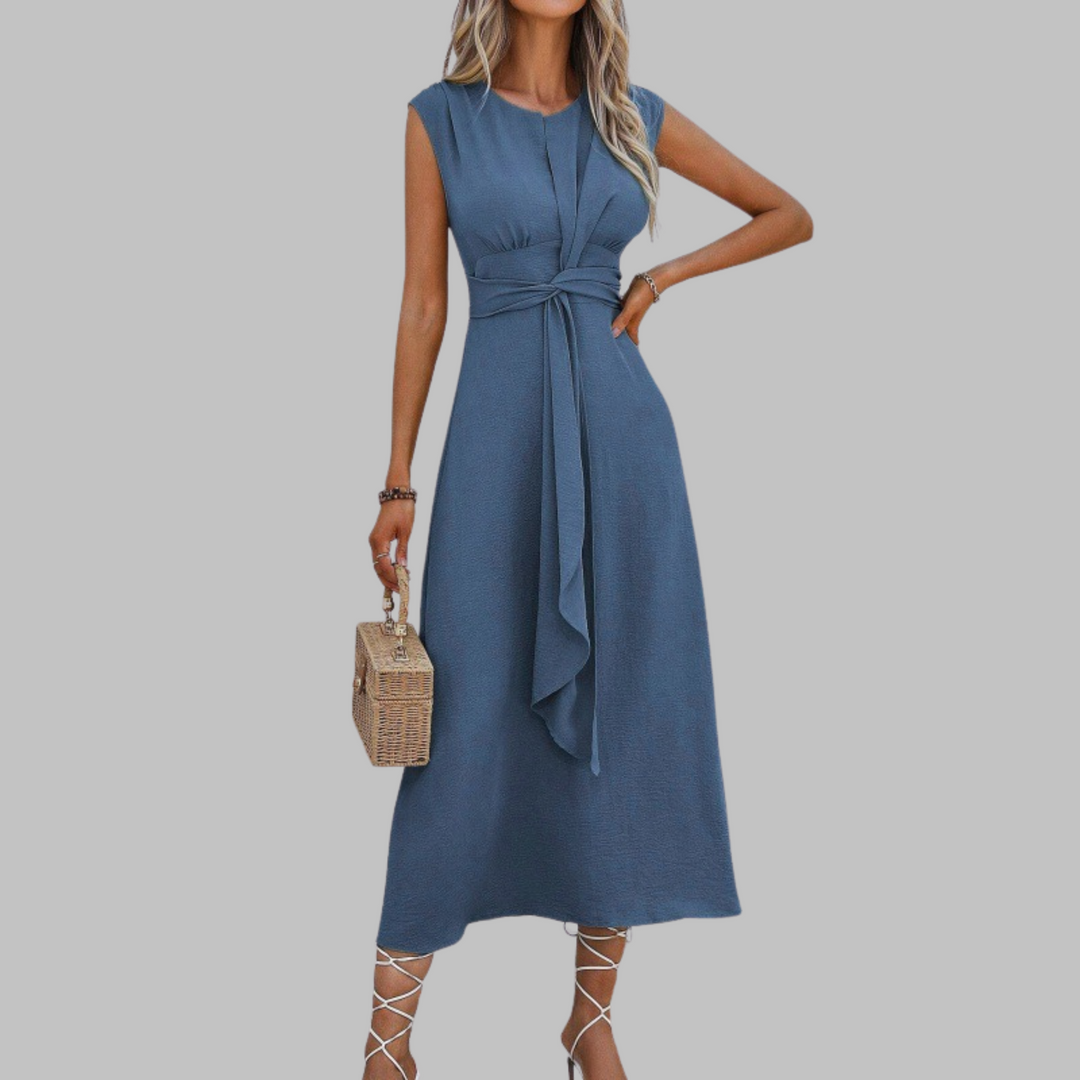 REESE™ - Elegant Sleeveless Round Neck Maxi Dress
