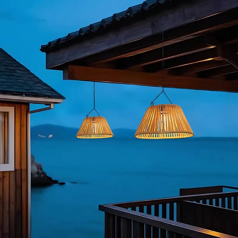 Solar Rope Lantern for Patio and Garden