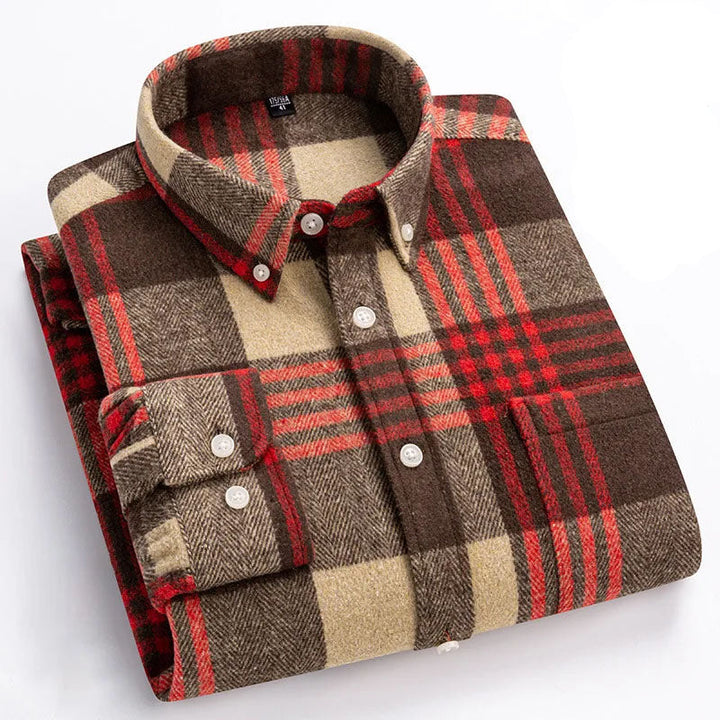 GRAYSON COTTON FLANNEL SHIRT