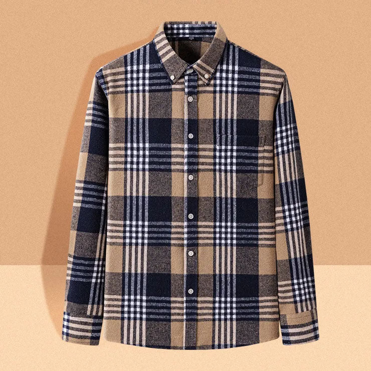 GRAYSON COTTON FLANNEL SHIRT