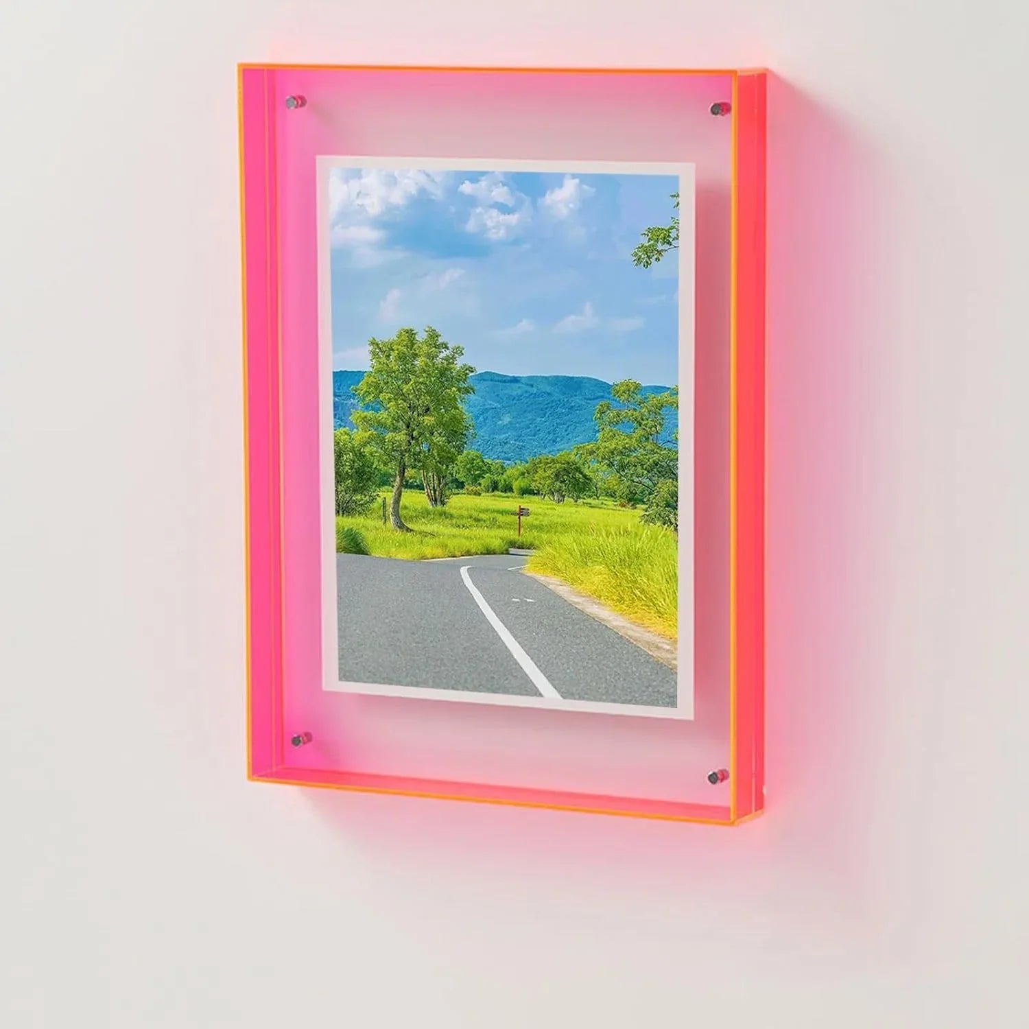 Transparent Colour Photo Frame