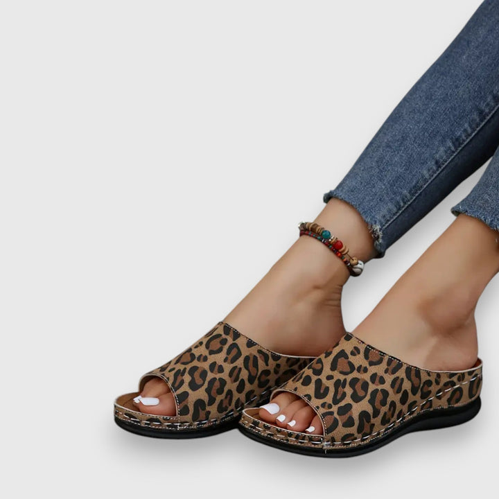 Tina – Leopard Sandal