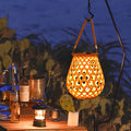 Woven Solar Lantern for Patio and Garden