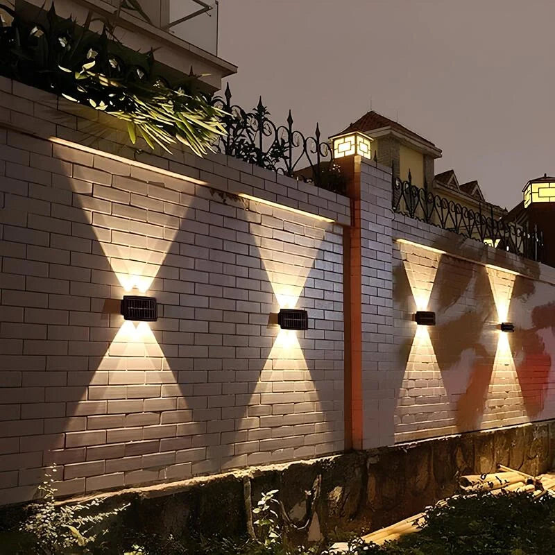 Solar Wall Sconce Light for Outdoor Entrances