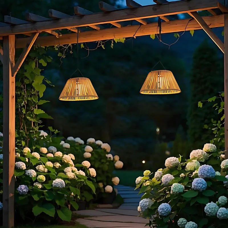 Solar Rope Lantern for Patio and Garden