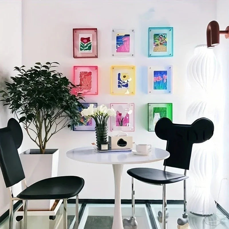 Transparent Colour Photo Frame