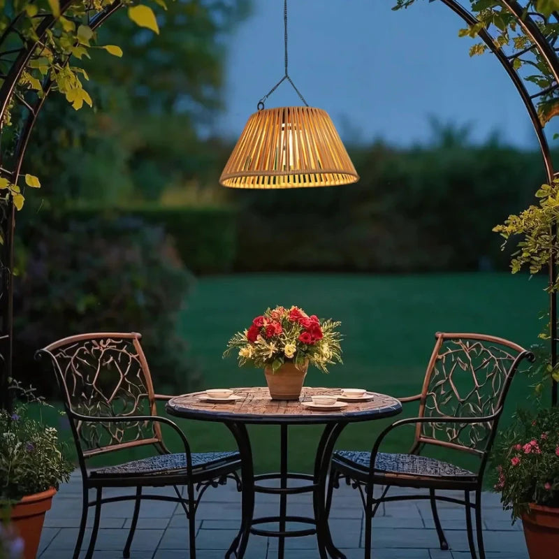 Solar Rope Lantern for Patio and Garden