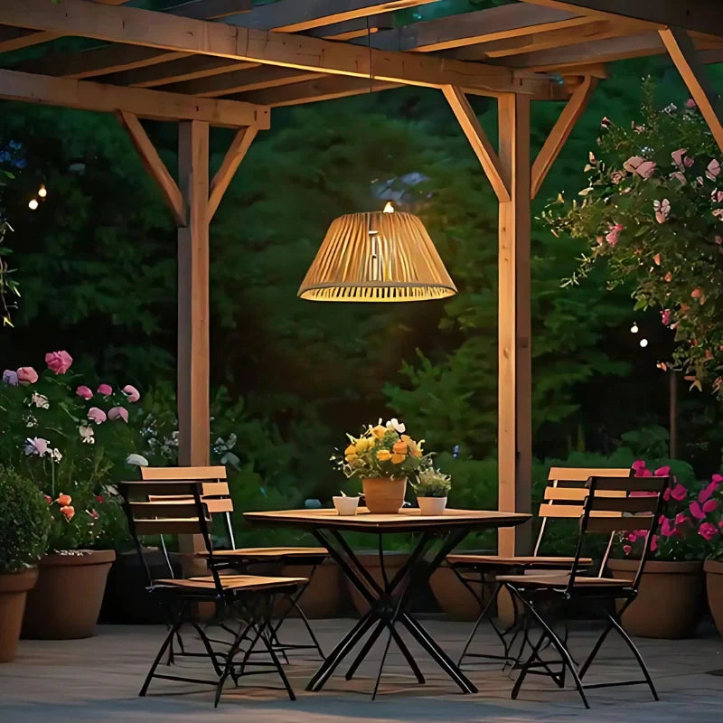 Solar Rope Lantern for Patio and Garden
