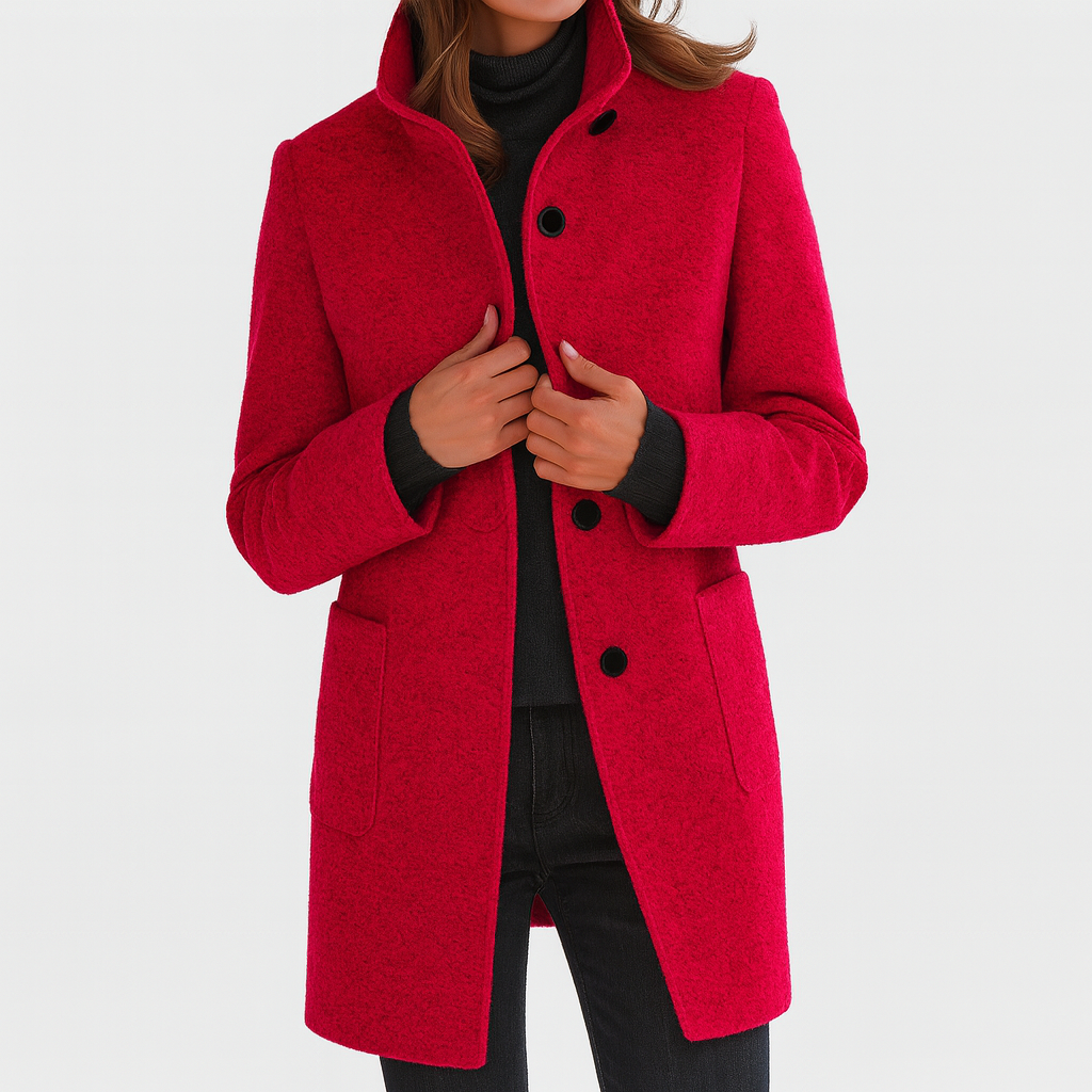 Dove | High-quality wool blend coat