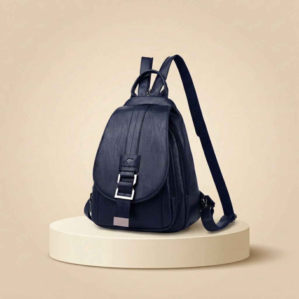 Dindin | Women's Premium Water-Resistant Leather Backpack