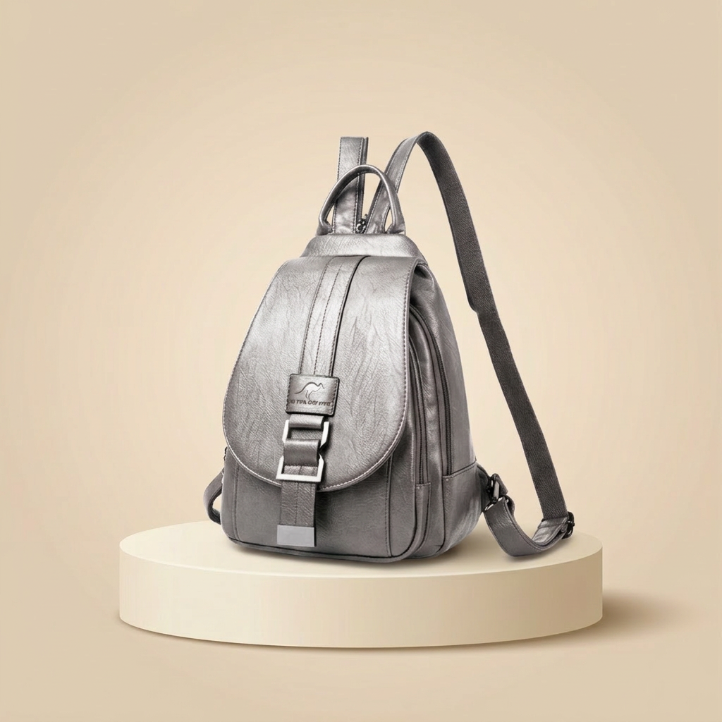 Dindin | Women's Premium Water-Resistant Leather Backpack