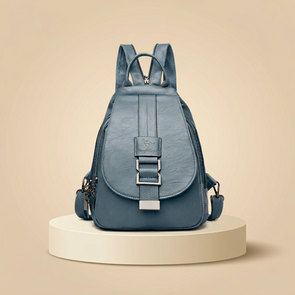 Dindin | Women's Premium Water-Resistant Leather Backpack