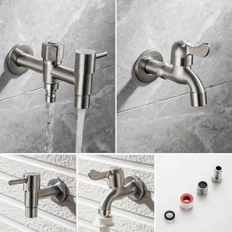 Stainless Steel Outdoor Garden Tap