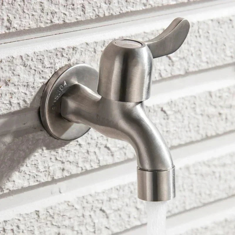Stainless Steel Outdoor Garden Tap