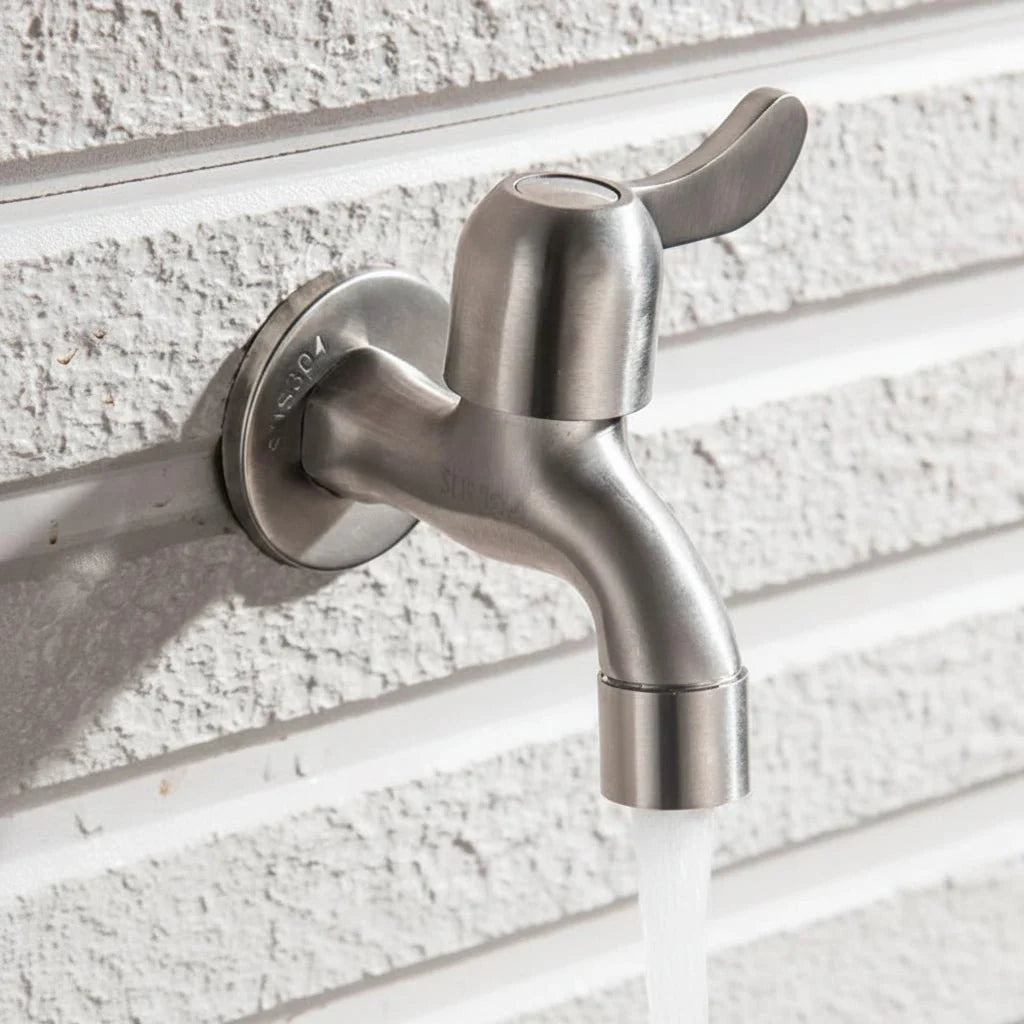 Stainless Steel Outdoor Garden Tap