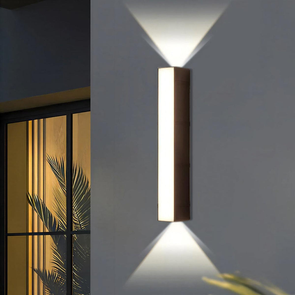 Outdoor Wall Light With Up And Down Beam