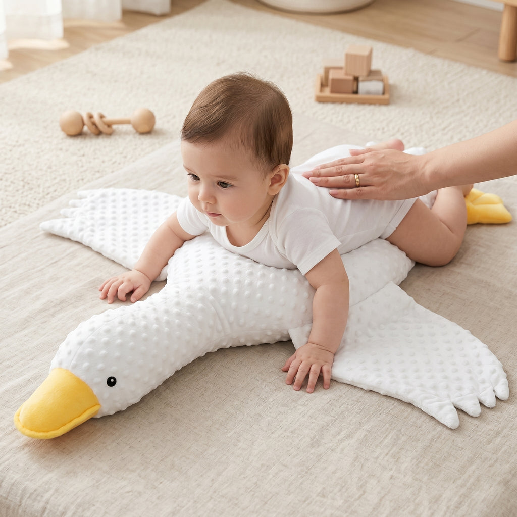 Goose Baby Tummy Pillow