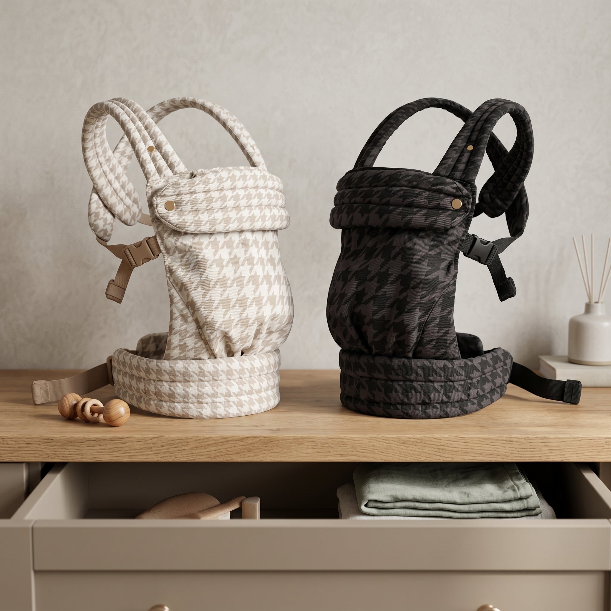Houndstooth Baby Carrier