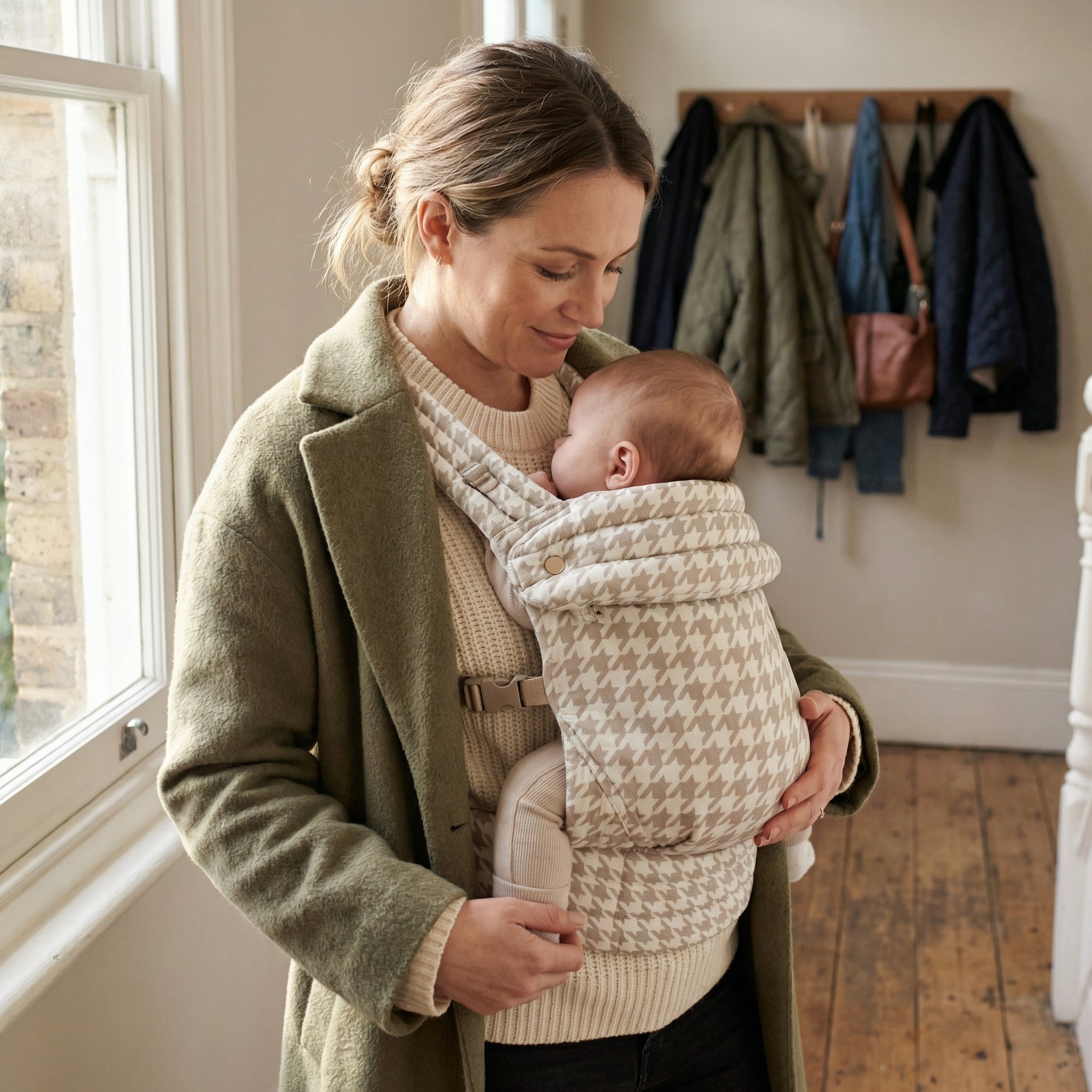 Houndstooth Baby Carrier