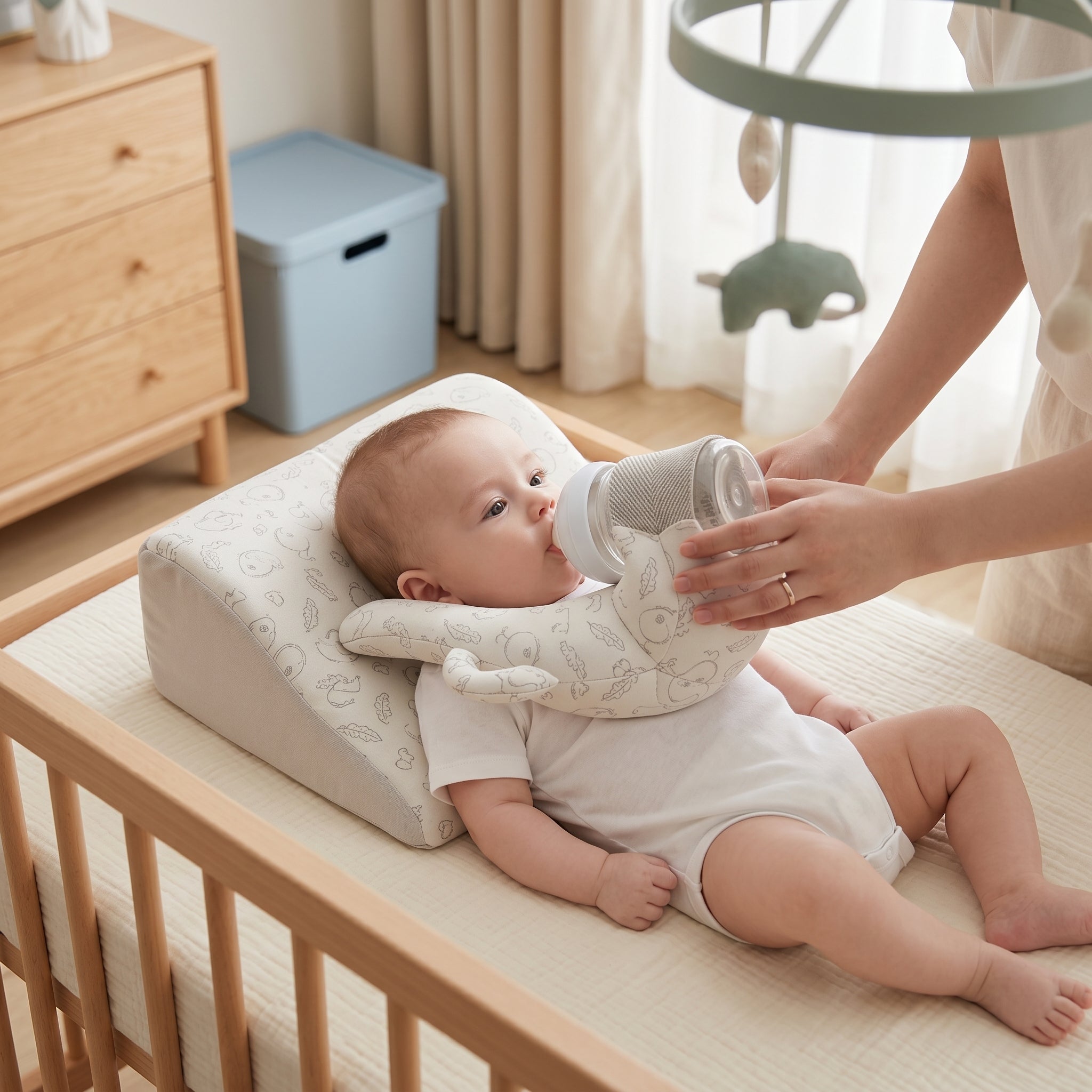 Baby Bottle Feeding Pillow