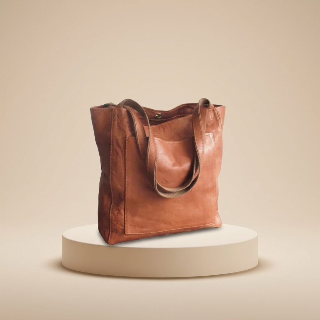 Nads | Women’s PU Leather Shoulder Bag with Adjustable Strap and Spacious Interior