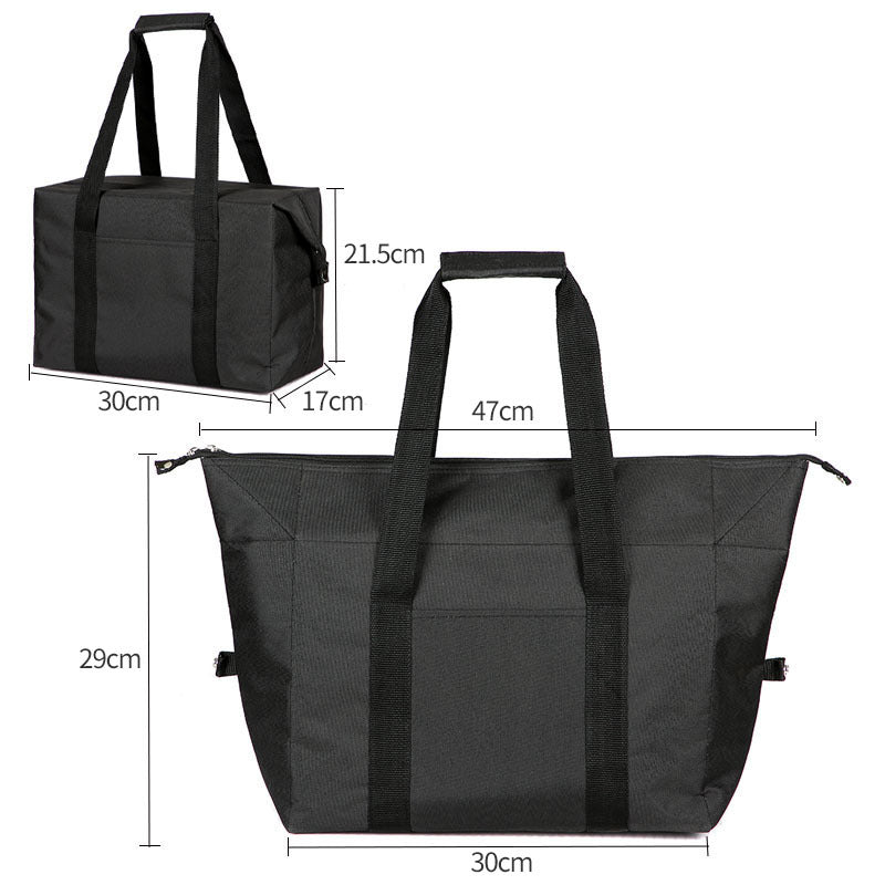 Expandable Multi-Compartment Cooler Bag