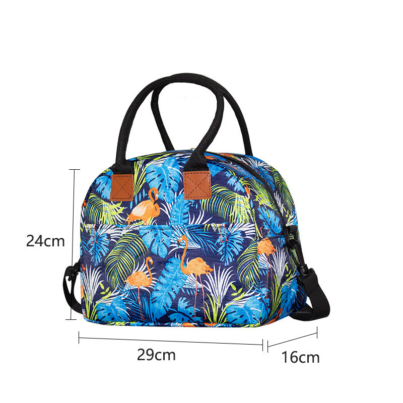 Floral Insulated Picnic Cooler Bag