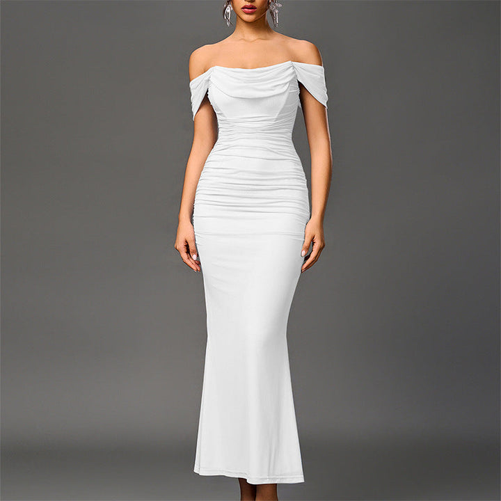 EUNOIA™ - Elegant Off Shoulder Backless Mermaid Dress