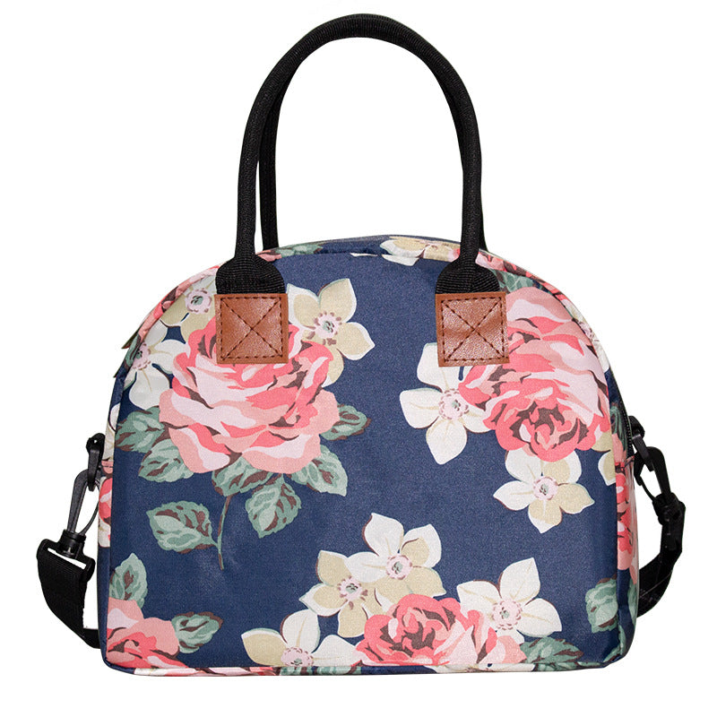 Floral Insulated Picnic Cooler Bag