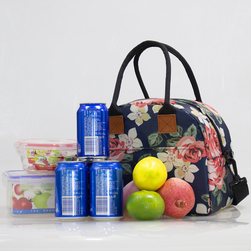 Floral Insulated Picnic Cooler Bag
