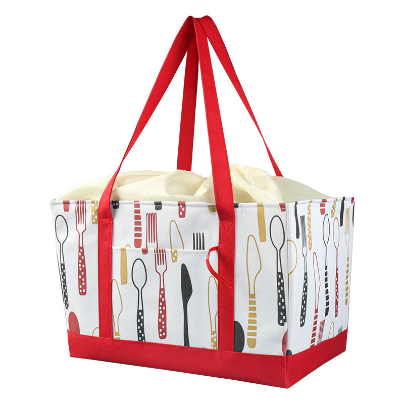Insulated Picnic Tote Bag with Carry Handles