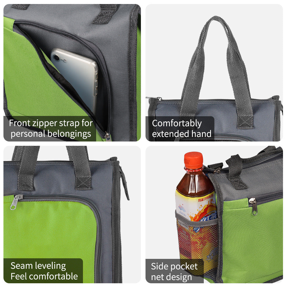 Insulated Lunch Cooler Bag with Carry Handles