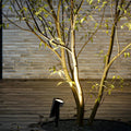 Solar Landscape Light With Adjustable LED Spotlights