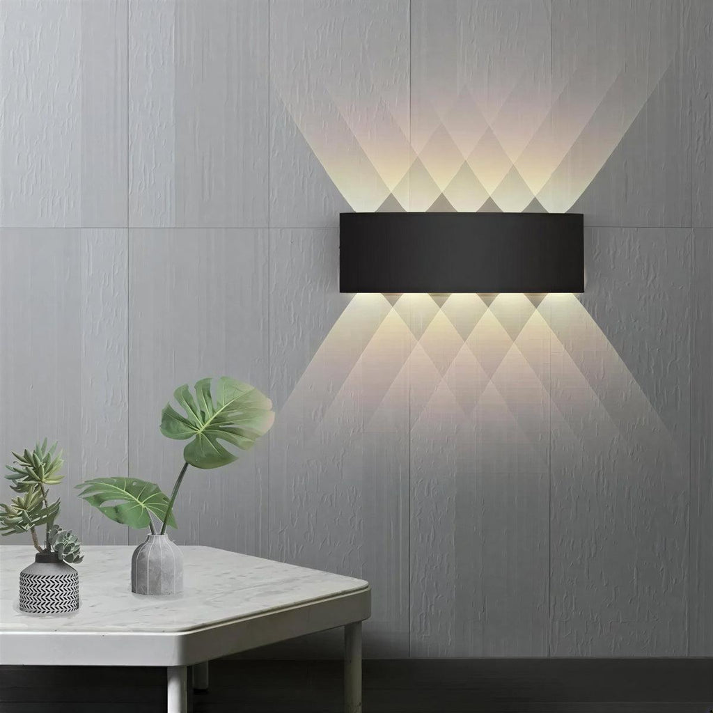 Curved Outdoor Wall Sconce Light