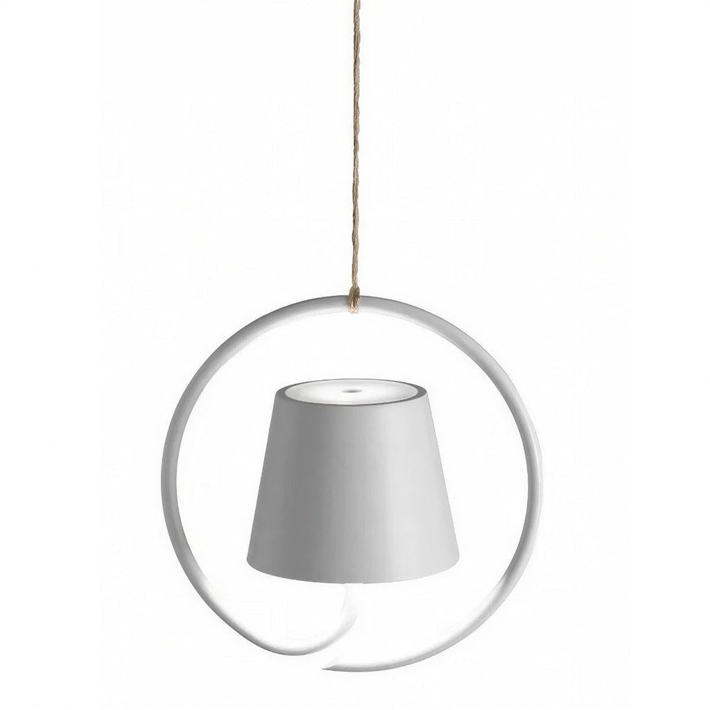 Halo Ring Pendant Light With Touch Dimming