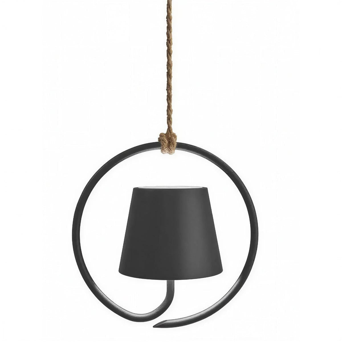 Halo Ring Pendant Light With Touch Dimming