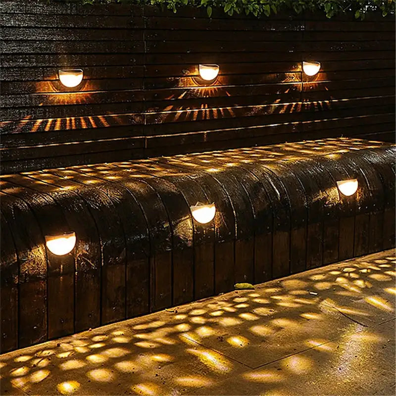 Solar Outdoor Wall Lamp for Patio and Fence
